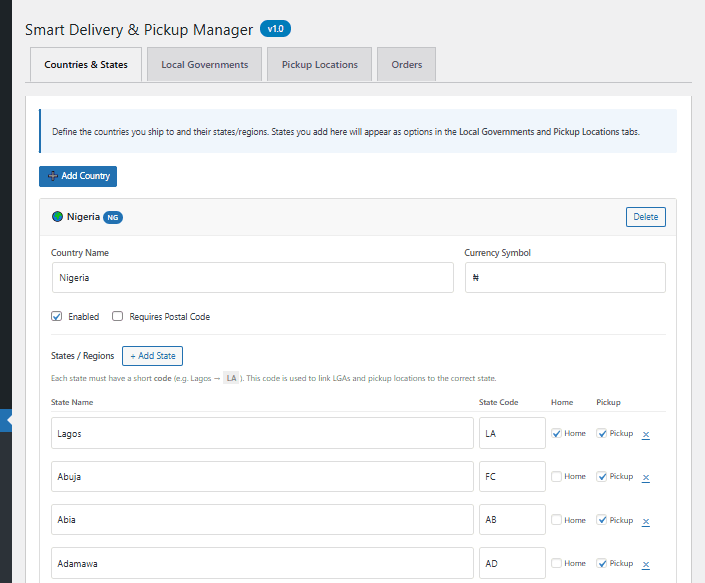 Smart Delivery & Pickup Manager — Custom WooCommerce Plugin